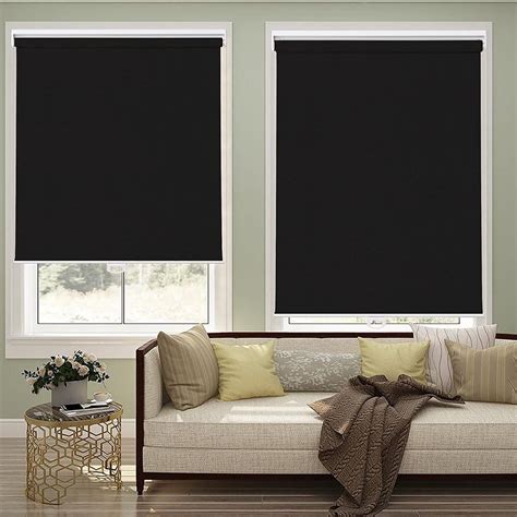 Roller Blinds With Black Trim