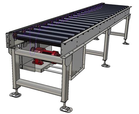 Roller Conveyor 3D Model