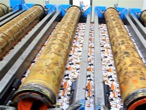 Roller Printing Textile Method