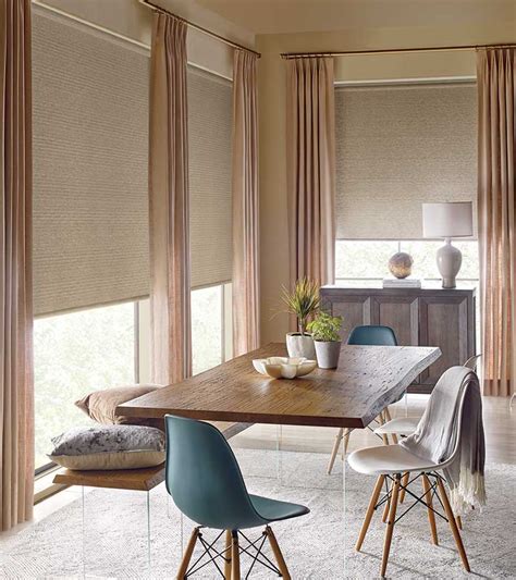 Roller Shades With Drapery