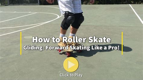 roller skate gliding