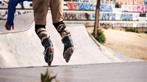 roller skate jumping