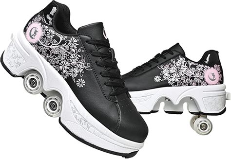 Skateboardschuhe Kinder Schuhe mit Rollen Mesh Roller Skate Schuhe