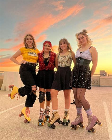 Roller Skating Aesthetic Outfits