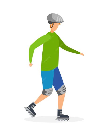 Roller Skating Illustration