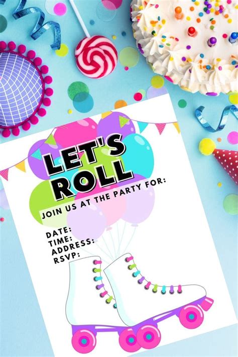 Roller Skating Party Invitations Online