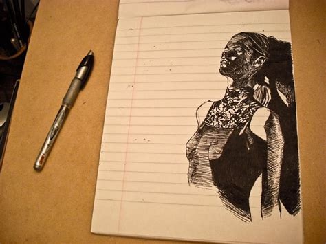 Rollerball Pen Drawing