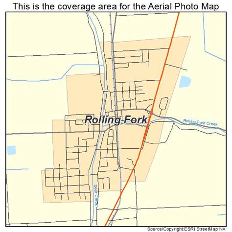 Rolling Fork Mississippi Street Map 2863560
