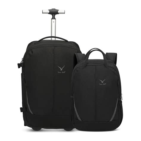 Rolling Backpack With Detachable Daypack