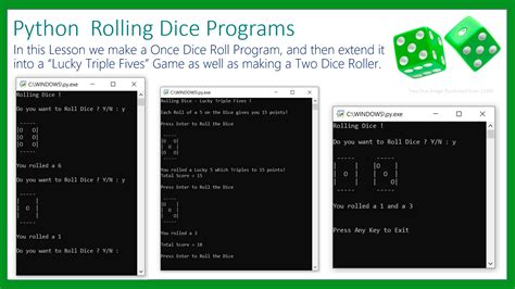 Rolling Dice Game In Python