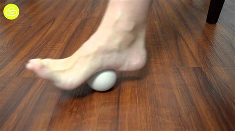 rolling foot on ball