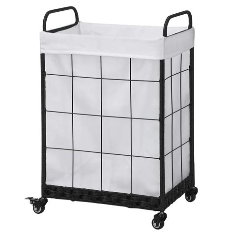 Rolling Hamper With Handle