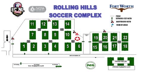 Rolling Hills Soccer Complex Map