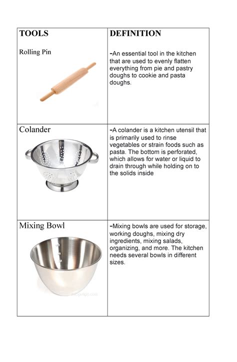 Rolling Pin Tool Definition