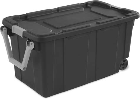 Rolling Storage Bin With Lid