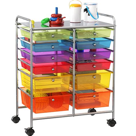 Rolling Storage Cart Station