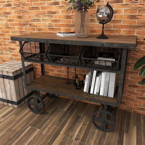 Rolling Table Console