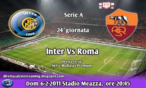 roma diretta streaming gratis