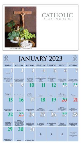 roman catholic calendar 2023 ad