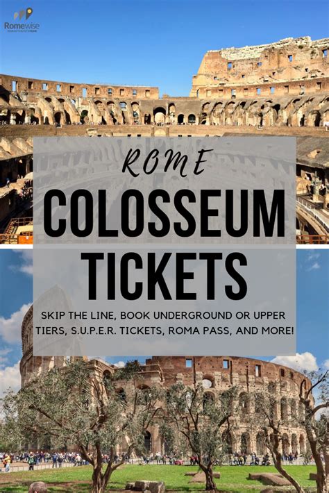 roman colosseum tickets official site