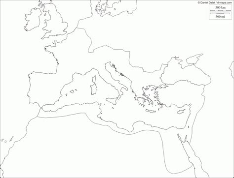 roman empire map coloring page