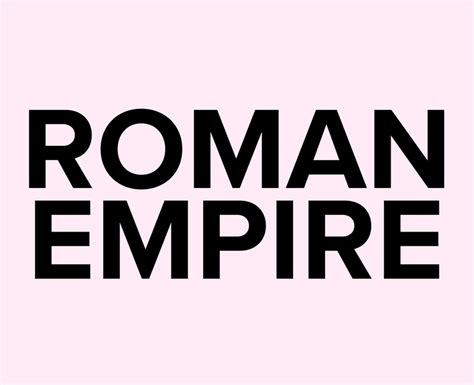 roman empire meaning in slang