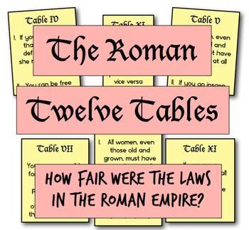 roman empire twelve tables