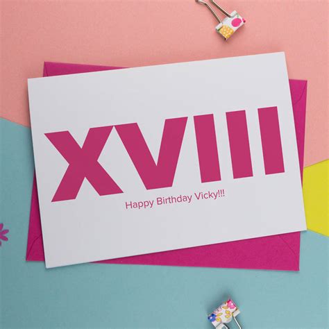 roman numerals for birthday