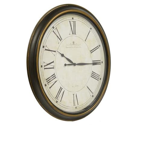 Roman Oval Wall Clock