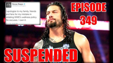 roman reigns suspended