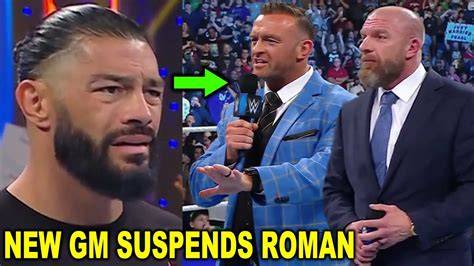 roman reigns suspended by wwe