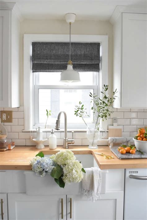 Roman Shades For Kitchen Window
