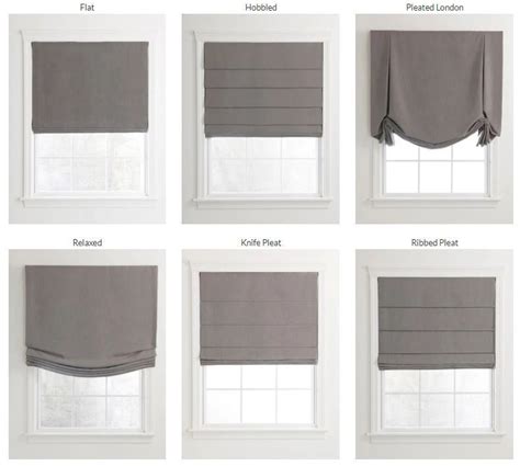 roman shades vs curtains