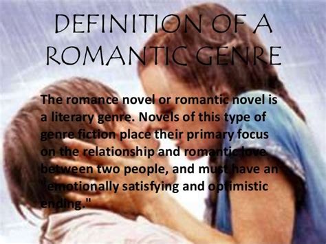 romance definition genre