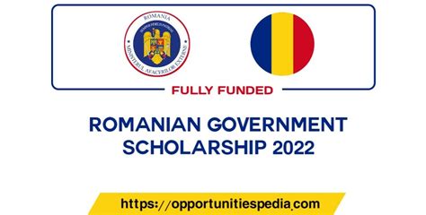 romanian government scholarship 2022 website
