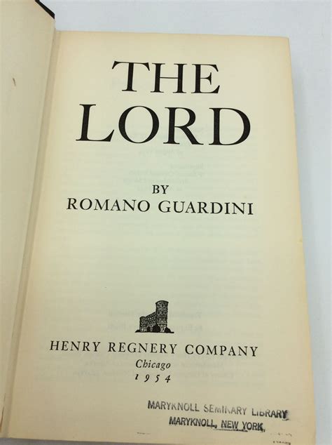 romano guardini the lord