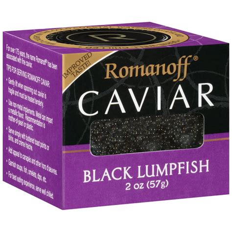 romanoff caviar black lumpfish 2 oz pack of 3