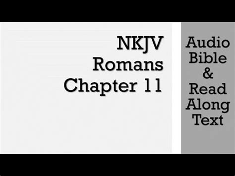 romans 11 nkjv bible gateway