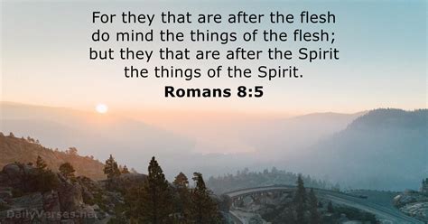 Romans 8 Vs 5-8