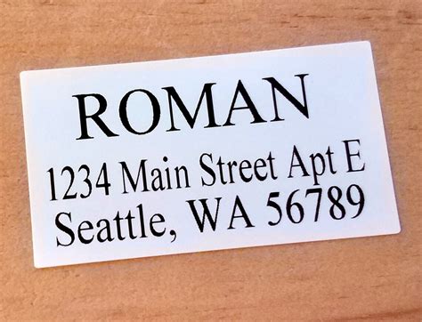 romans clothing return address