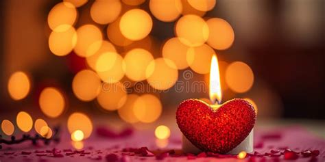 Romantic Candle Burning