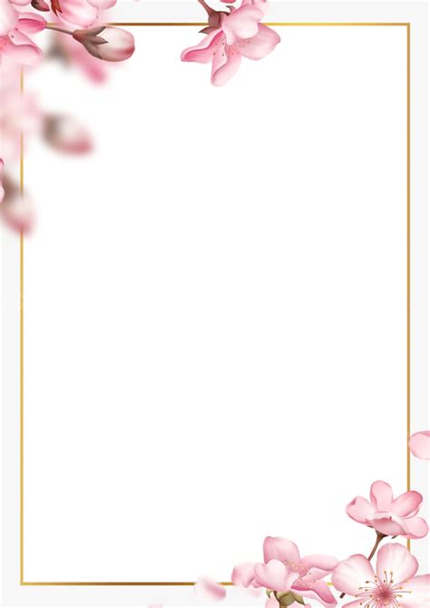 Romantic Floral Frame To Printable