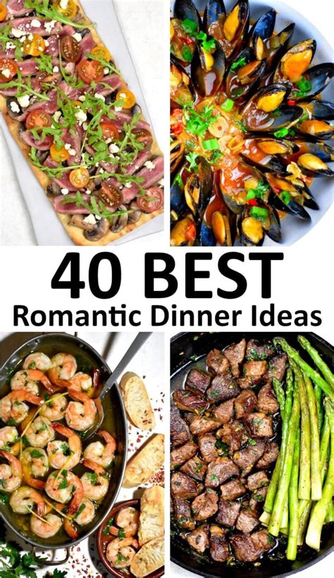 romantic food ideas for him