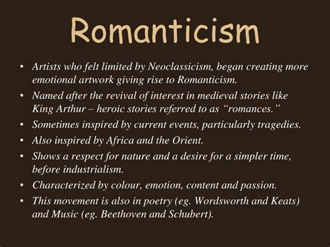 romanticism definition