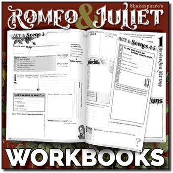 romeo and juliet work booklet