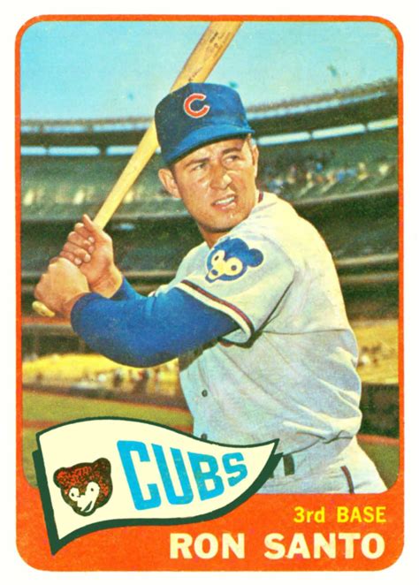 ron santo baseball card