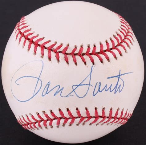 ron santo signed baseball