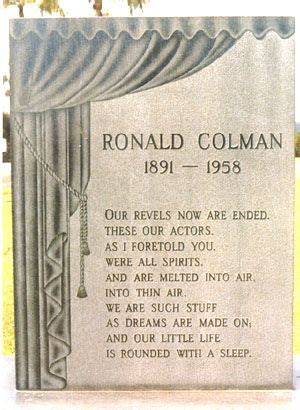 ronald colman actor find a grave