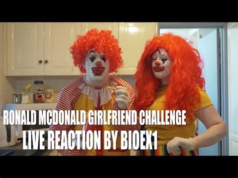 ronald mcdonald girlfriend challenge