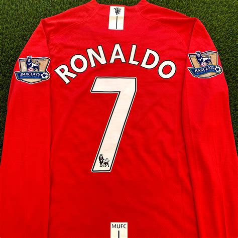 ronaldo man united 2008 jersey